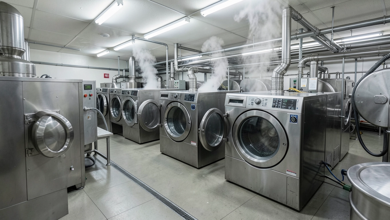 Suszarki bębnowe w pralni chemicznej