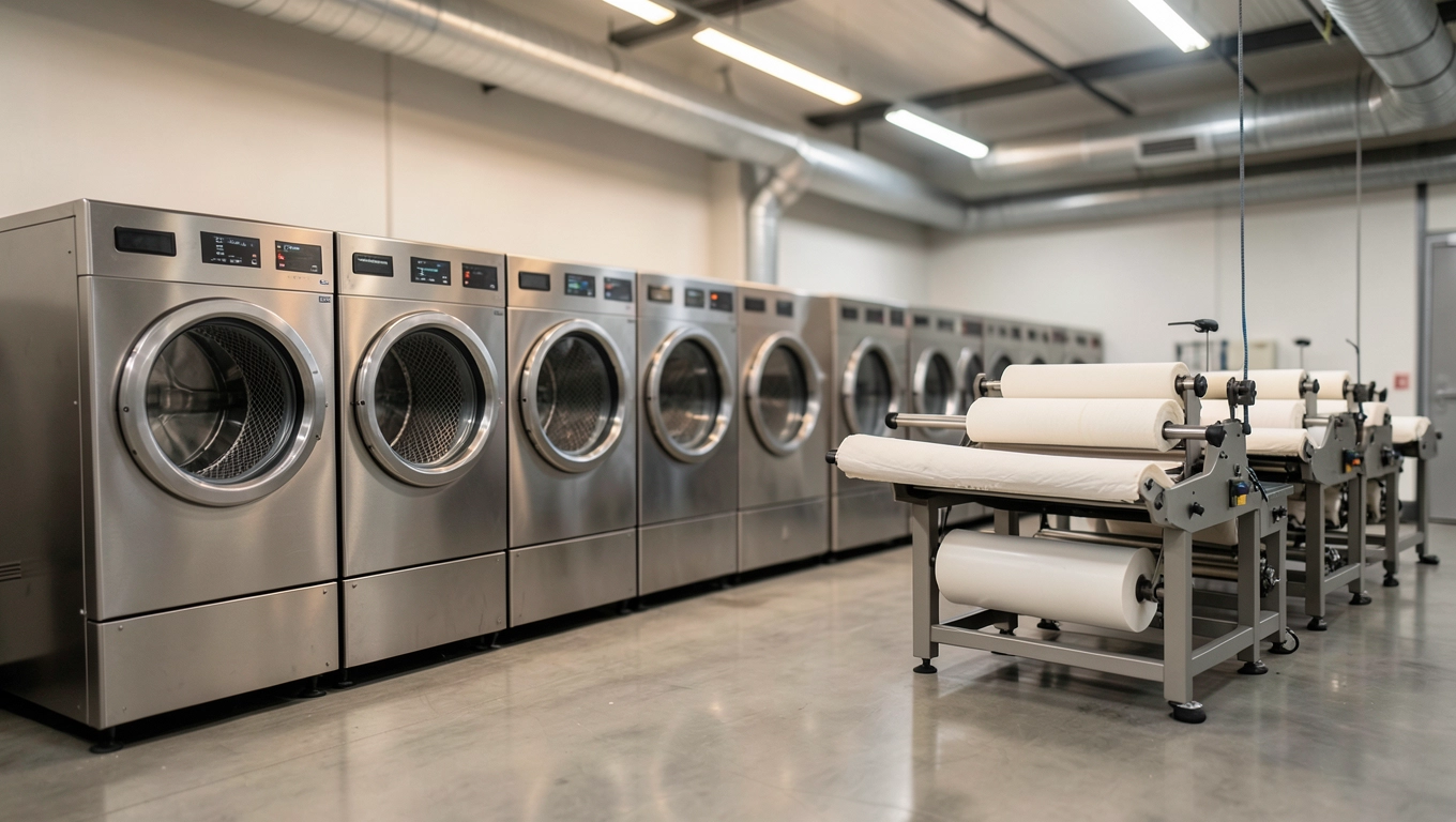 Suszarki i magle przemysłowe do profesjonalnej pralni