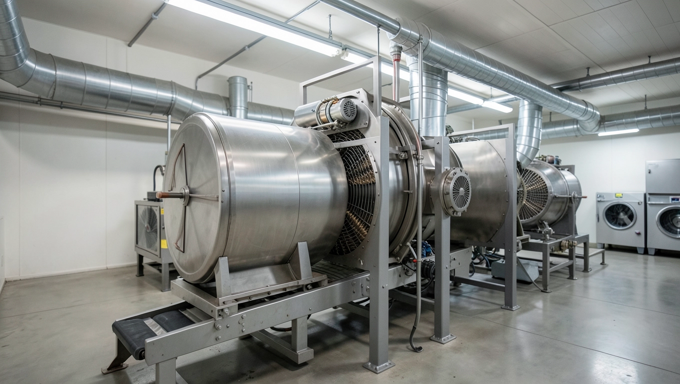 Suszarki i odplamiacze przemysłowe