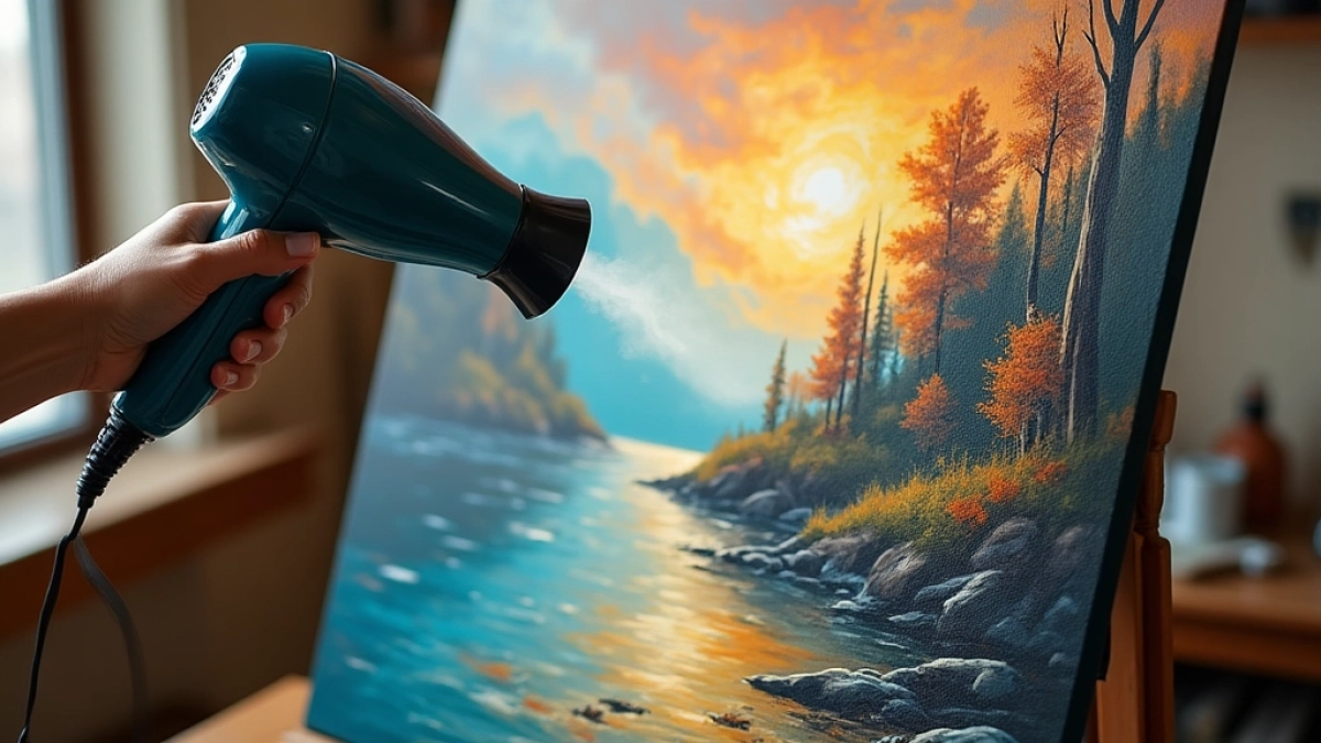 Suszenie farb olejnych suszarką