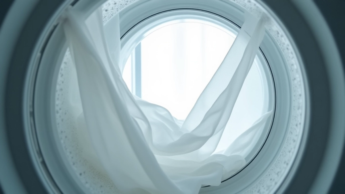 Suszenie firanek w suszarce Electrolux