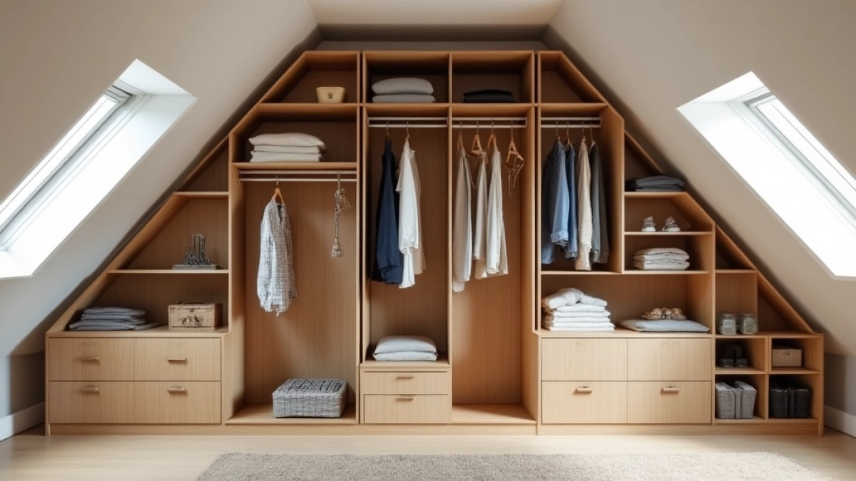 Systemy do garderoby na poddaszu