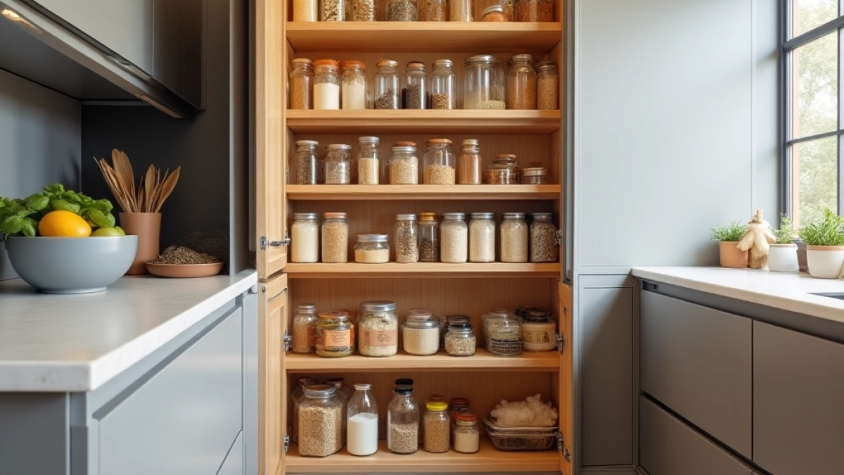 Ukrytą spiżarnia w zabudowie