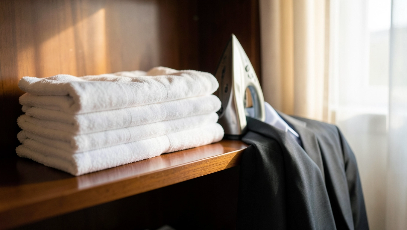 usługi pralnicze w hotelu