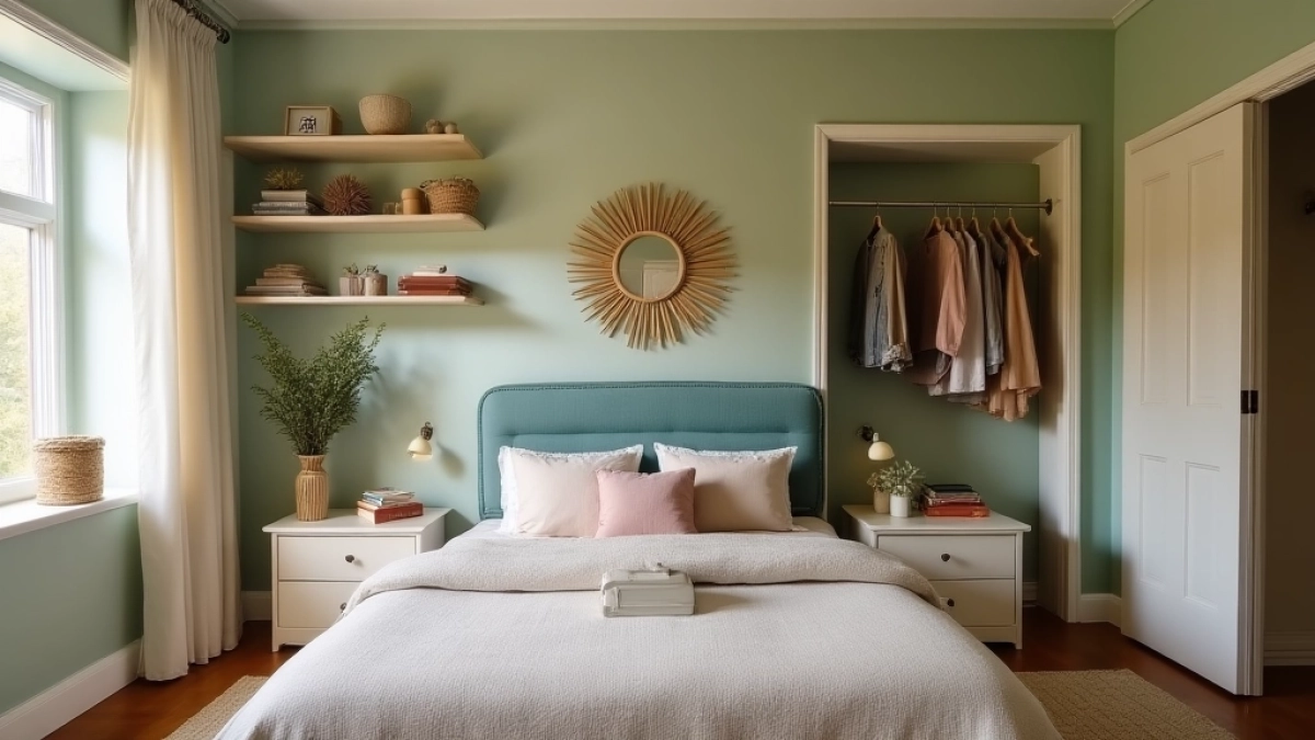 Weekendowa metamorfoza sypialnia z garderobą