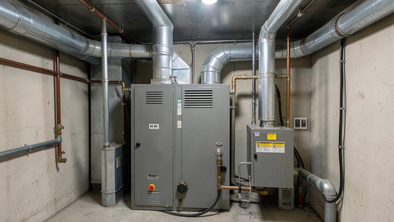 Wentylacja kotłowni gazowej powyżej 60 kW w piwnicy