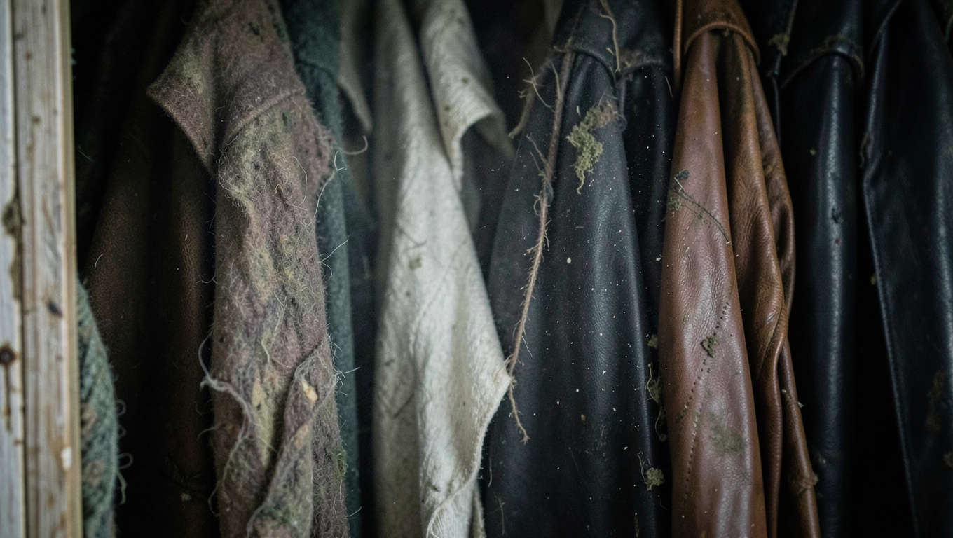 Wilgoć i pleśń w garderobie