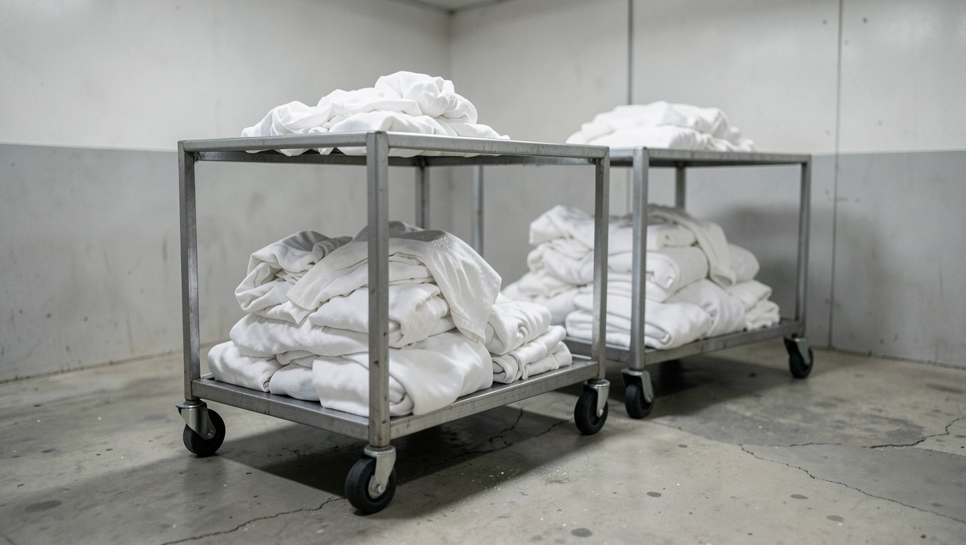 Wózki transportowe pralnicze