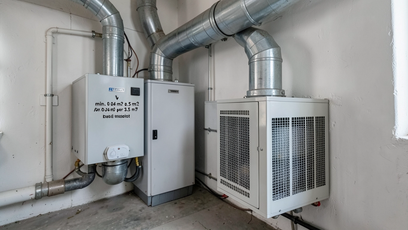 Wymagania wentylacyjne kotłowni gazowej