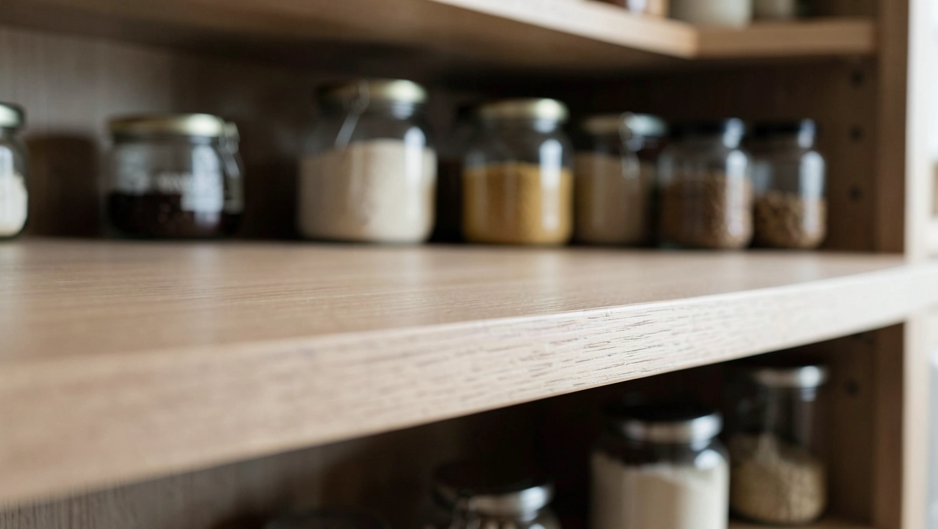 Wymiary i głębokość blatu w meblach spiżarniowych