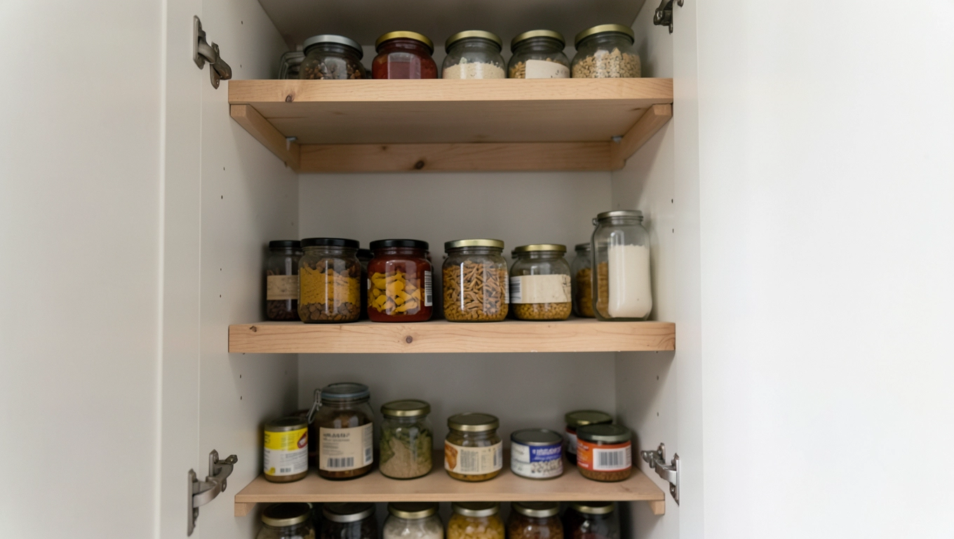 Wymiary regałów do spiżarni