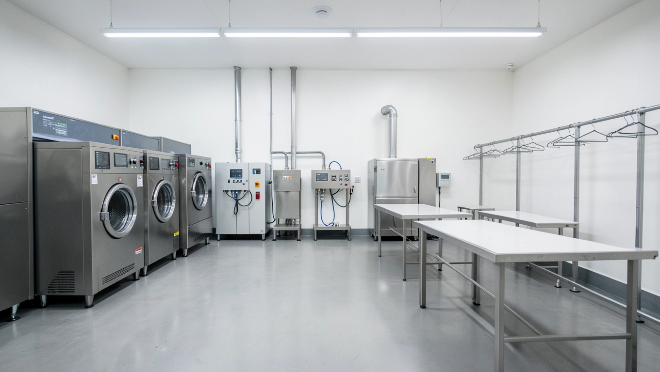 wyposażenie pralni chemicznej