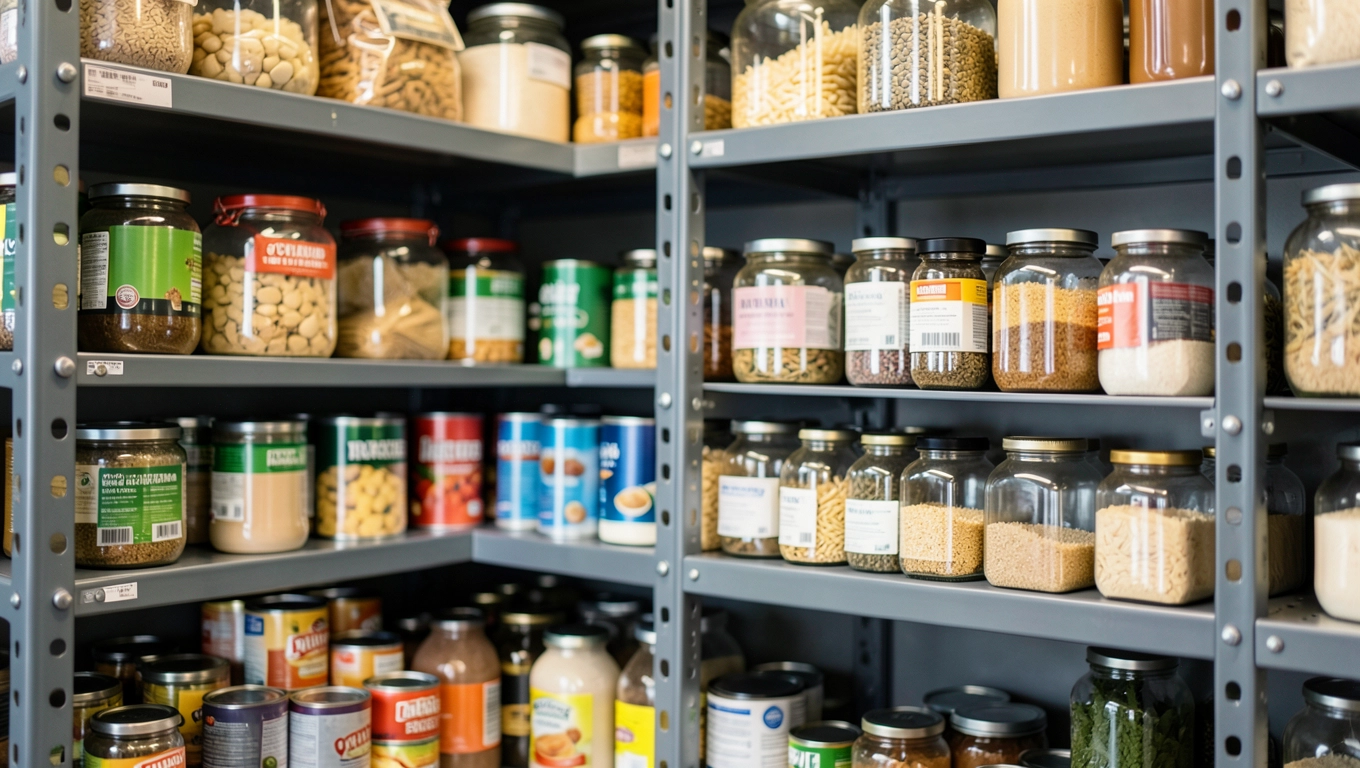 Zalety regałów metalowych do spiżarni