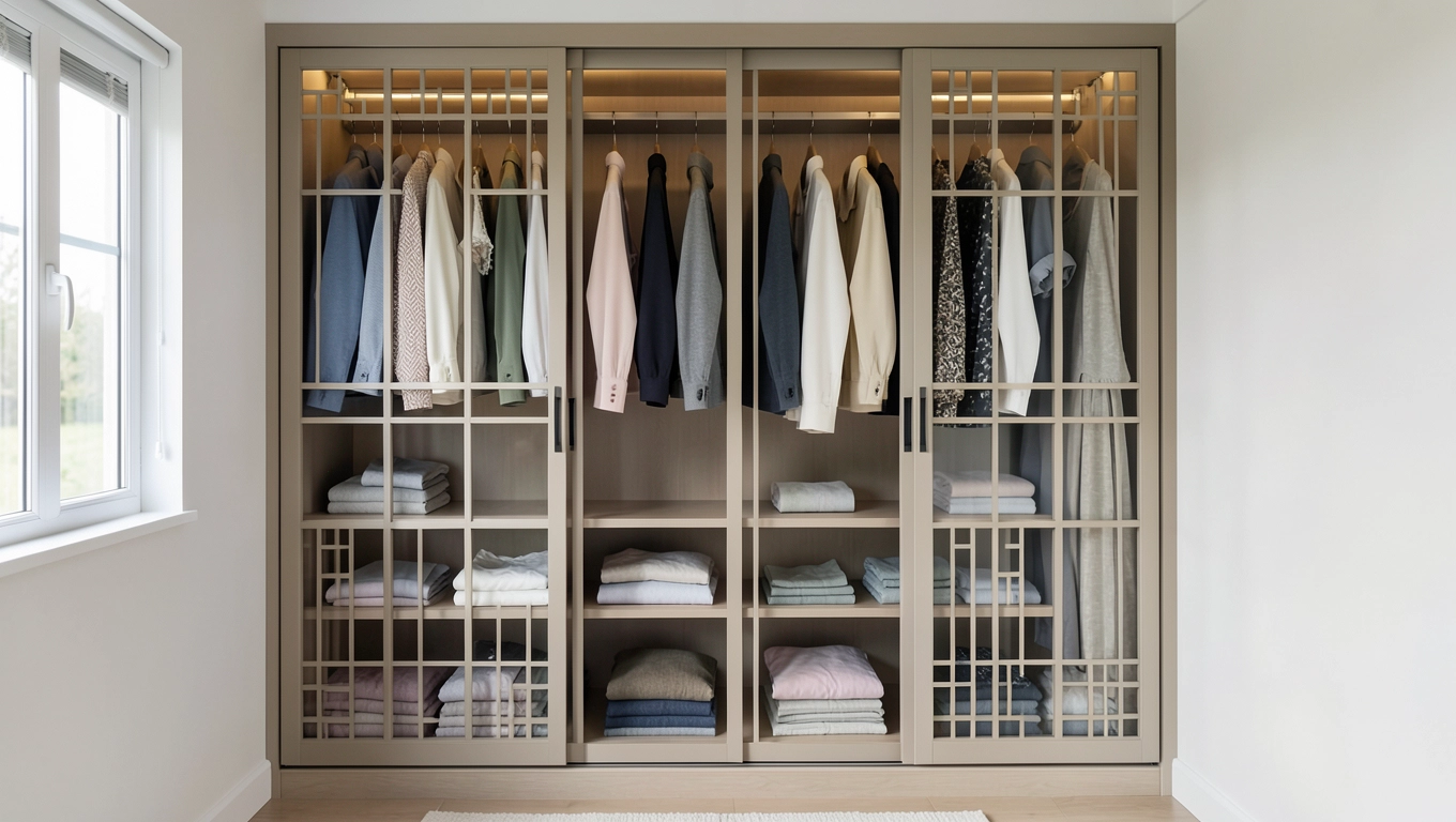 zastosowania drzwi ażurowych w garderobie