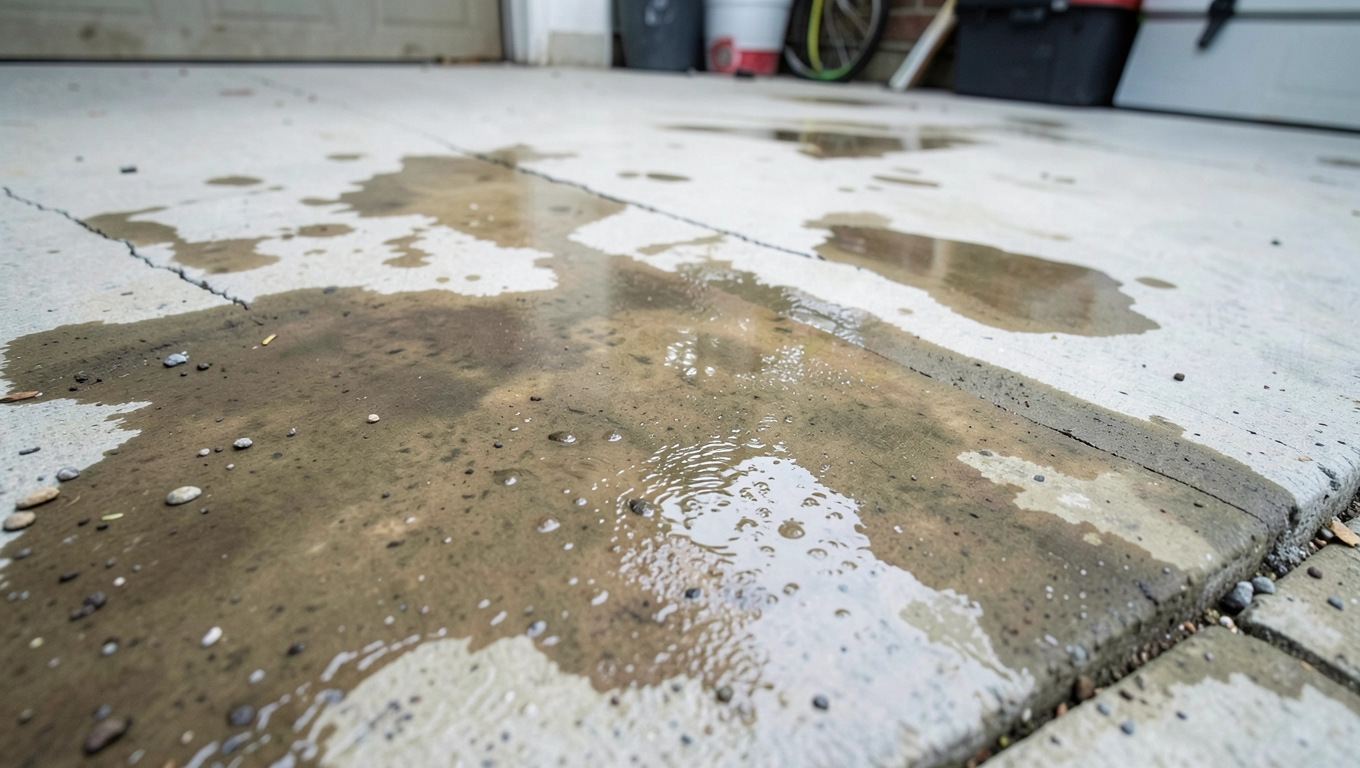 Źródła wilgoci w posadzce garażowej
